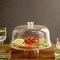 12-Inch Clear Acrylic CAKE STAND Dome 6 in 1 MULTIFUNCTIONAL SERVING PLATTER
